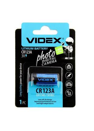 Батарейка Videx CR123A Lithium