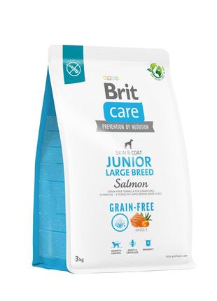 Корм для собак Brit Care Grain-free Junior Large Breed Salmon ...