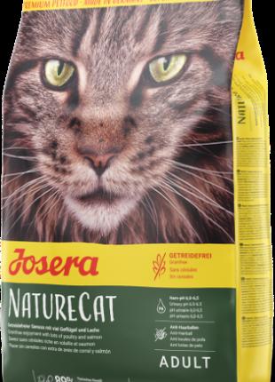Беззерновий сухий корм Josera (Йозера) NatureCat для кішок (пт...