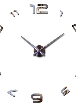 Настенные объемные 3D часы большие 120см с арабскими цифрами ц...