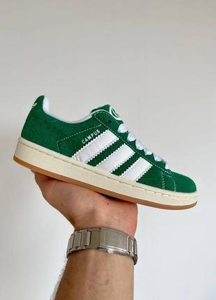 Кроссовки adidas campus 00s «dark green cloud white’