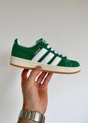 Кроссовки adidas campus 00s «dark green cloud white’