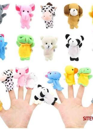 10 мультяшных игрушек кукол на палец Игрушка игрушка
