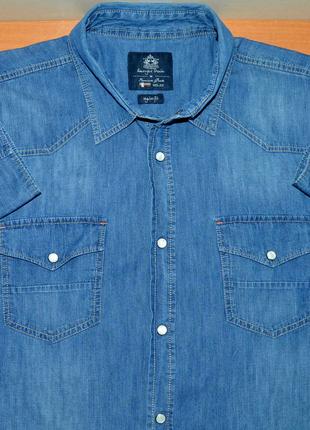 Сорочка CAMARGUE джинсова original XL сток Y9-A4-7