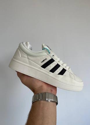 Кроссовки adidas campus x bad bunny white black