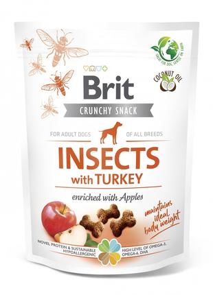 Ласощі для собак Brit Care Crunchy Snack для підтримки ваги з ...