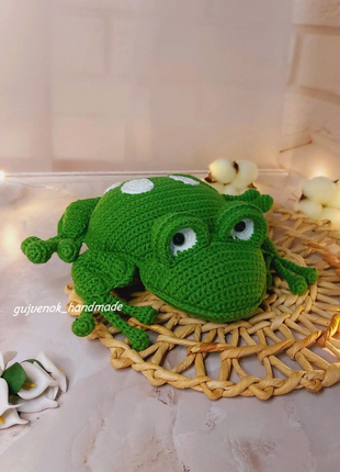 Жаба жабка лягушка frog подарок игрушки на заказ ручная работа