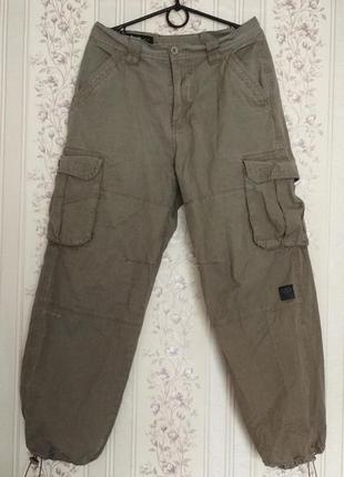 Мужские карго брюки штаны pelle pelle cargo pants (w30 l30) s-m