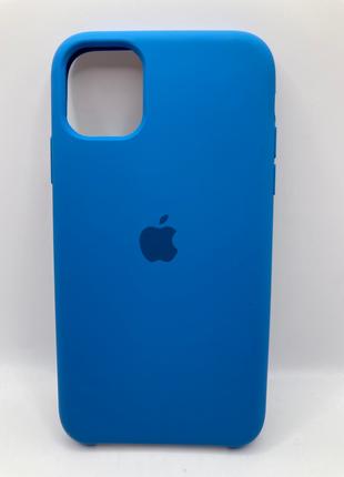 Чохол IPhone 11 Silicone case orig royal blue 75682