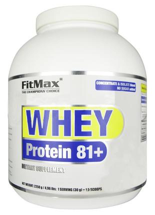 Протеин FitMax Whey Protein 81+, 2.25 кг Соленая карамель