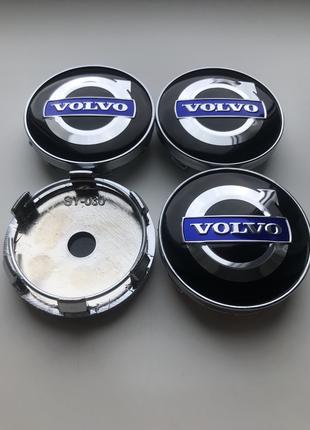 Колпачки, заглушки на литые диски Вольво, Volvo, 60мм