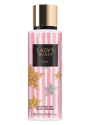 Жіночий парфумований спрей-міст для тіла Lady's Secret Rush,250мл