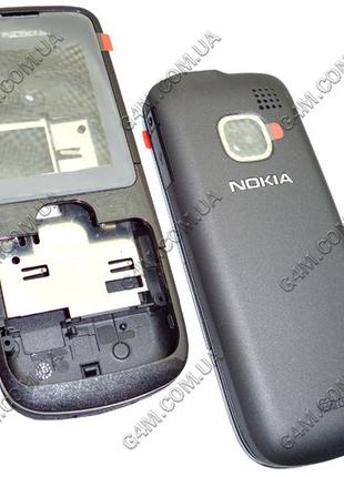Корпус для Nokia C1-01 темно-сірий, висока якість