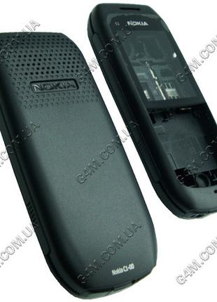 Корпус для Nokia C1-00 темно-сірий, висока якість