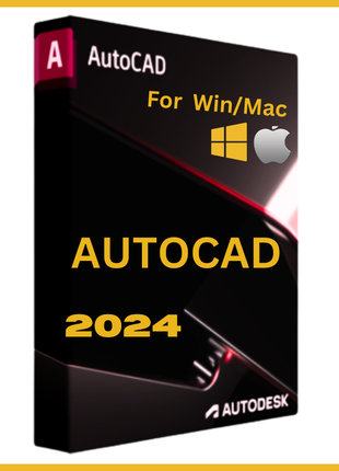 Autodesk Autocad 2024 mit Lizenzschlüssel für Win/Mac 1 Jahr