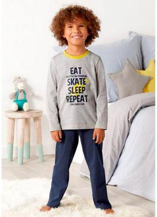 Детская трикотажная пижама lupilu на мальчика р.86-92, 25750