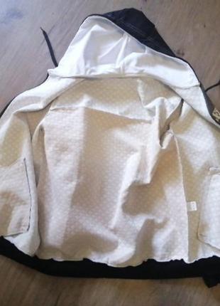 Демисезонная куртка из стеганой эко-кожи, slazer, серая 50