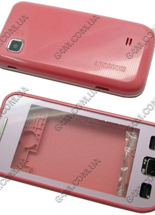 Корпус для Samsung S5250 з клавіатурою рожевий, висока якість