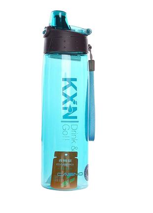 Пляшка для води CASNO 780 мл KXN-1180 Блакитна