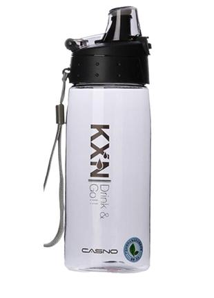Пляшка для води CASNO 580 мл KXN-1179 Сіра