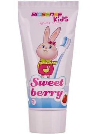 🌷зубная паста bioton для детей"sweet berry",50 мл.