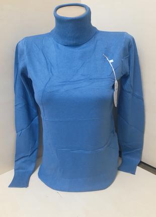 Кашемировий свитер Водолазка гольф женский Разные цвета 42 - 48