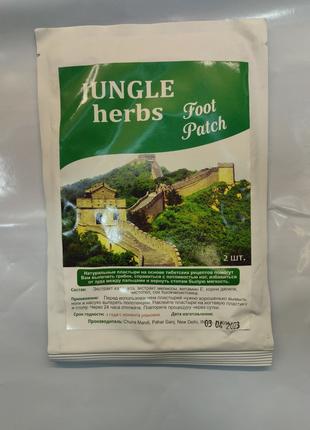 Пластырь от грибка Фут Патч Jungle Herbs (Джангл Гербс)(2шт)