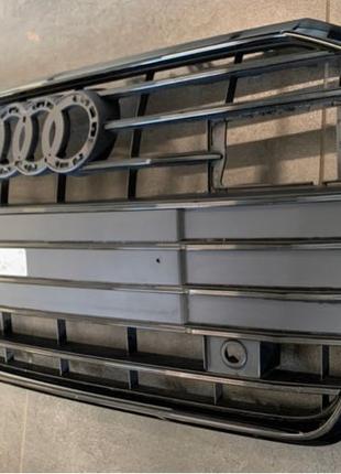 Решетка радиатора накладка в бампер Audi s6 a6 c8 black night