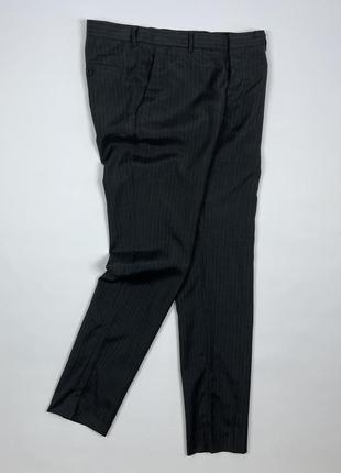 Мужские брюки в полоску prada milano striped gray wool casual ...