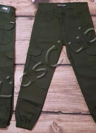 Джоггеры карго штаны на рост от 116 до 140
