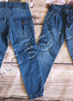 Джоггеры, карго джинсы на рост от 128 до 152