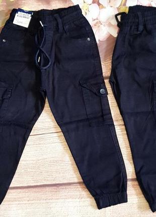 Джоггеры карго штаны на резинке на рост от 86 до 122 "миньон"