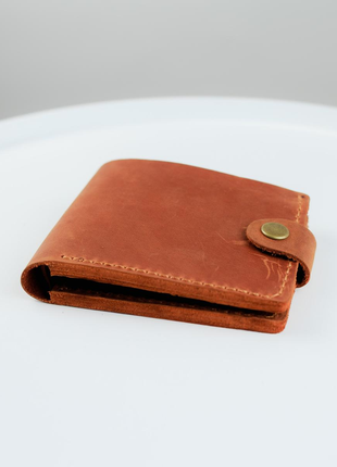 Класичний гаманець із натуральної шкіри Crazy Horse (коричневий)