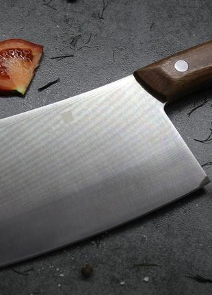 Кухонный нож - топор для мяса Sonmelony 32см/WB-451.Нож для мя...