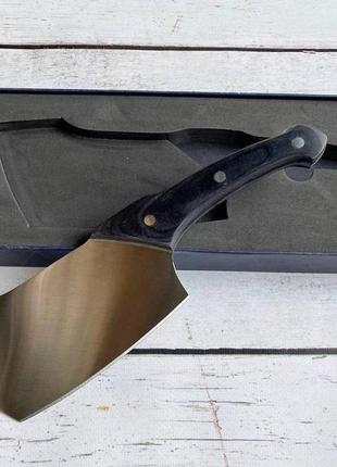 Кухонный нож-топор Goldsun 28см/652Е.Нож мясника. Нож для обра...