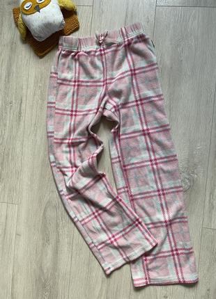 Домашняя одежда флисовые брюки пижамные 11,12 лет