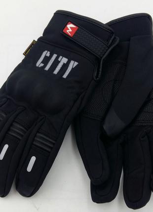 Перчатки  Madbike City для холодной погоды на мотоцикл