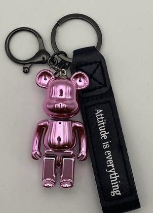 Брелок Мишка робот на ключи , сумку , рюкзак BearBrick