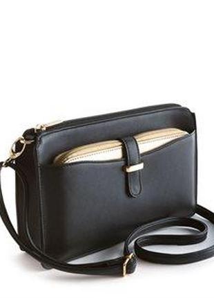 Елегантна сумка 2 в 1 зі знімним гаманцем avon