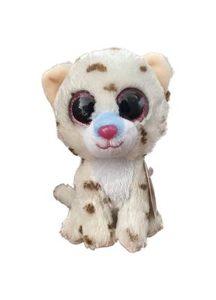 Мягкая игрушка Белый леопард 15 см Милые глазки