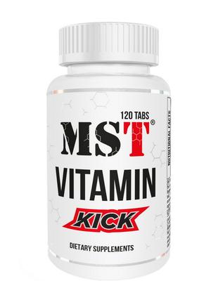 Комплекс мультивитаминный Vitamin Kick (120 tab), MST 18+