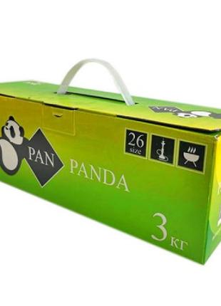 Уголь кокосовый Pan-Panda 3кг - В Коробке (Пан Панда)
