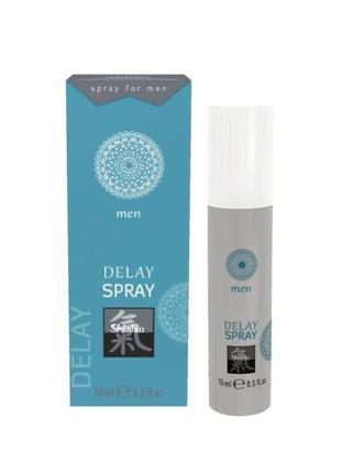 Спрей пролонгатор для мужчин SHIATSU Delay Spray, 15 мл 18+