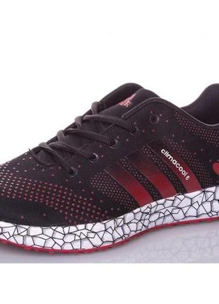 Кросівки adidas climacool чорні чоловічі адідас червоні (розмі...