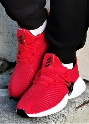 Кроссовки мужские adidas alphabounce красные адидас (размеры: ...