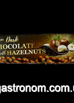 Шоколад чорний з фундуком Торрас Torras dark hazelnuts 300g