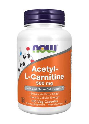 Аминокислота L-карнитин (жиросжигатель) Acetyl-L-Carnitine 500...