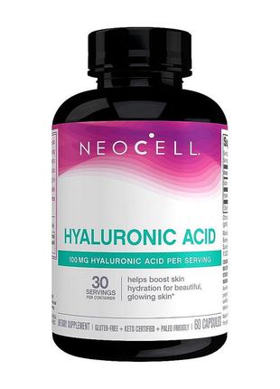 Гиалуроновая кислота для кожи Hyaluronic Acid (60 caps), Neoce...