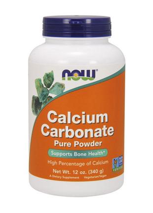 Вітаміни Кальцію карбонат Calcium Carbonate (340 g), NOW