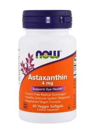 Биологически активная добавка для спорта Astaxanthin 4 mg (60 ...